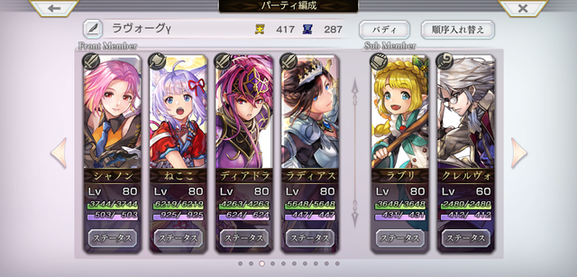 ラヴォーグγパーティー