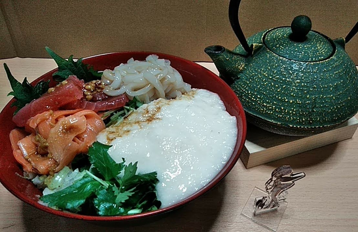 リアル茶釜の海鮮丼